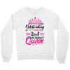 Celebrating With the 2nd Birthday Queen Crewneck Sweatshirt