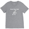 save gas run V-Neck Tee