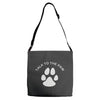 paw pun for pet lovers Adjustable Strap Totes