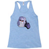 mega flipped off Racerback Tank
