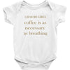 coffee is necessary Baby Bodysuit