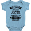Super Cool Stepmom Of A Freaking Awesome Granddaughter Baby Onesie