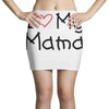 I Love My Mama Mini Skirts