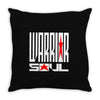 warrior soul logo Throw Pillow