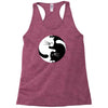 yin yang cat Racerback Tank