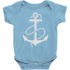 anchors aweigh Baby Onesie