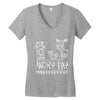 angry day Women's V-Neck T-Shirt