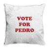 vote for pedro film retro napoleon classic sticker transfer iron on Throw Pillow
