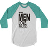 real men love walrus funny 3/4 Sleeve Shirt