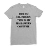 oil price halloween costume Ladies Fitted T-Shirt