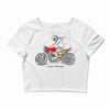 custom motorcycle Crop Top