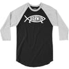 darwin'   fish 3/4 Sleeve Shirt