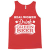 real women drink green beer Tank Top