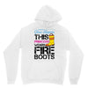 Forget Glass Slippers This Princess Wears Fire Boots Unisex Hoodie