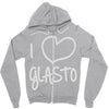 i love glasto (2) Zipper Hoodie
