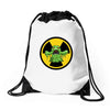 toxic monster Drawstring Bags
