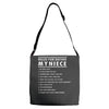 rules for dating my niece Adjustable Strap Totes