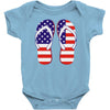paire de tongues am&eacute;ricaine Baby Onesie