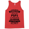 Super Cool Pops Of A Freaking Awesome Grandson Tank Top