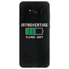 low battery introvert pun humor Samsung Galaxy S8