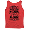Real Kings Are Born On October 16 Tank Top