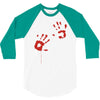 bloods hand 3/4 Sleeve Shirt