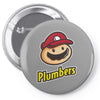 plumbers Pin-back button
