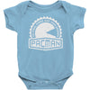 pacman crest Baby Onesie