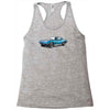 1965 corvette sting ray classic car, ideal birthday gift or pres Racerback Tank