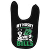 my husky is in charge! Baby Bibs