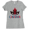 mouthy canadian Ladies Fitted T-Shirt