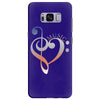music expresses clef heart girls Samsung Galaxy S8 Plus