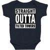 straight outta tilted towers Baby Bodysuit