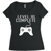 level 16 complete Women's Triblend Scoop T-shirt