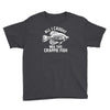 all i caught was this crappie fish Youth Tee
