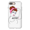 girl power survivor breast cancer iPhone 8 Plus