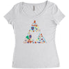 zelda item triforce Women's Triblend Scoop T-shirt