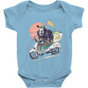 reaper's pizza Baby Onesie