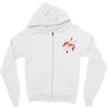 floral sagittarius pocket Zipper Hoodie