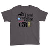 coffee cat Youth Tee