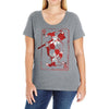 quinn of heart Ladies Curvy T-Shirt