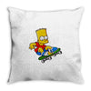 the simpson Throw Pillow