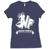 vegeta fitness gym Ladies Fitted T-Shirt
