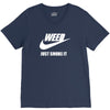 weed   just smoke it   mens funny V-Neck Tee