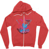 over 9000 80's Zipper Hoodie