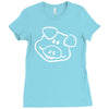 pig funny Ladies Fitted T-Shirt