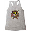 mr. owl Racerback Tank