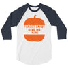 halloween forget candy give me tacos pumpkin 3/4 Sleeve Shirt