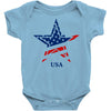 usa star Baby Bodysuit