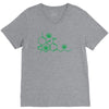 thc pot leaf molecule V-Neck Tee